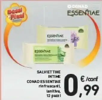 Conad Conad Essentiae Salviettine Intime offerta