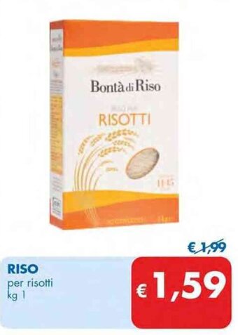 MD Discount RISO per risotti kg 1 offerta