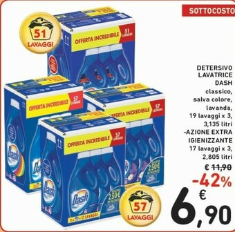 Conad Dash Detersivo Lavatrice offerta