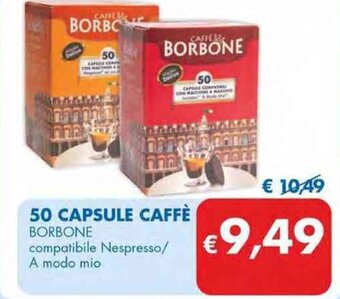 MD Discount 50 CAPSULE CAFFÈ offerta
