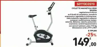 Rovera Cyclette Magnetica Virgo