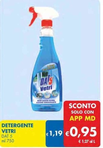 MD Discount DETERGENTE Vetri ml 750 offerta