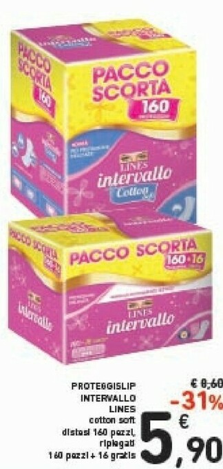 Conad Lines Intervallo Proteggislip offerta