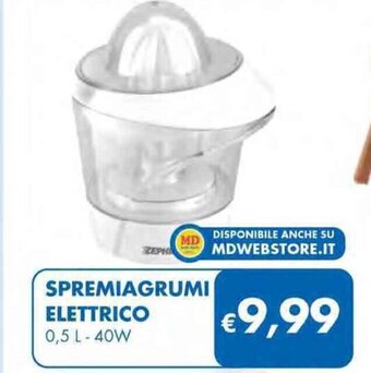 MD Discount SPREMIAGRUMI ELETTRICO 0,5 L-40W offerta