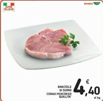 Conad Conad Braciole Di Suino Percorso Qualita offerta