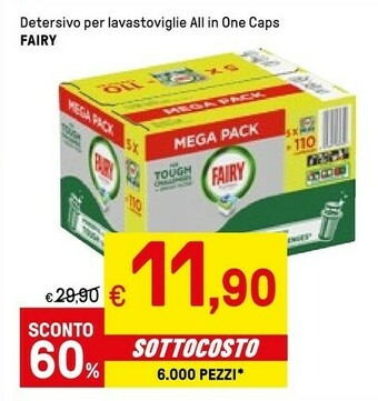 Iper La Grande Fairy Detersivo lavastoviglie offerta