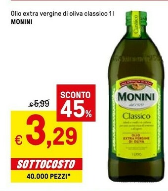 Iper La Grande Monini Olio extravergine di oliva offerta