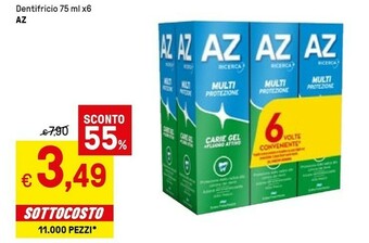 Iper La Grande Az Dentifricio offerta