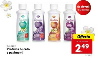 Lidl Coccolatevi Profuma Bucato E Pavimenti offerta
