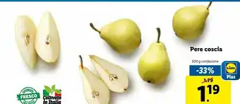 Lidl Lidl Pere Coscia offerta