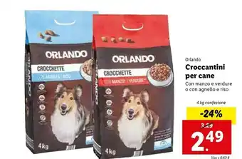 Lidl Orlando Croccantini Per Cane offerta