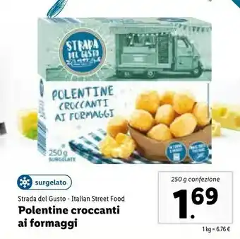Lidl Strada Del Gusto Polentine Croccanti Ai Formaggi offerta