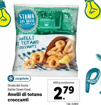 Lidl Strada del gusto Anelli Di Totano Croccanti offerta