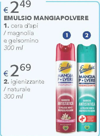 Acqua & Sapone EMULSIO MANGIAPOLVERE cera d'api /magnolia e gelsomino 300 ml offerta