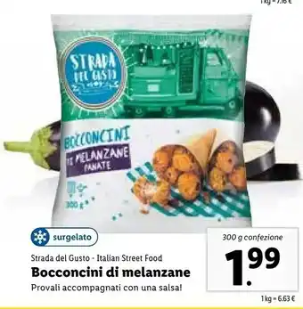 Lidl Strada Del Gusto Bocconcini Di Melanzane offerta