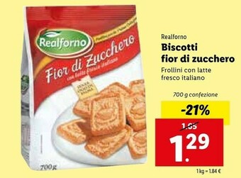 Lidl Realforno - Fior Di Zucchero 700 G(ml) offerta