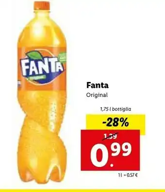 Lidl Fanta Original Bottiglia offerta