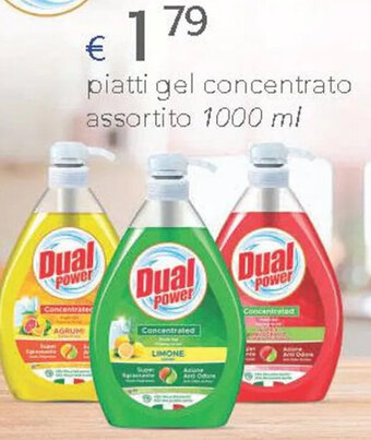 Acqua & Sapone Dual piatti gel concentrato assortito 1000 ml offerta