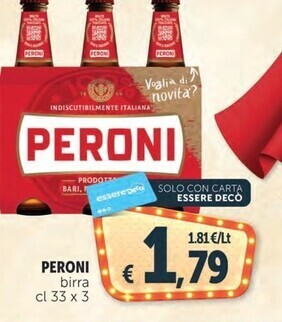 Peroni birra