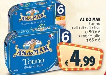 Gourmet Déco Asdomar tonno all'olio di oliva offerta