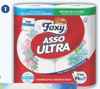Acqua & Sapone FOXY asso ultra asciugatutto 2 rotoli offerta