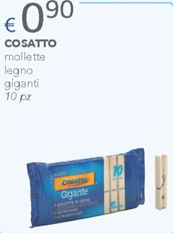 COSATTO mollette legno giganti 10 pz