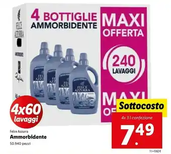 Lidl Felce Azzurra Ammorbidente offerta