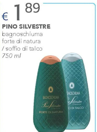 Acqua & Sapone PINO SILVESTRE bagnoschiuma forte di natura / soffio di talco 750 ml offerta