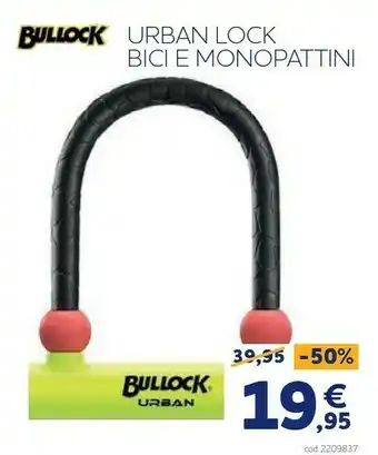 Norauto Bullock Urban Lock Bici E Monopattini offerta