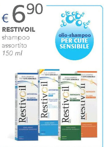 Acqua & Sapone RESTIVOIL shampoo assortito 150 ml offerta