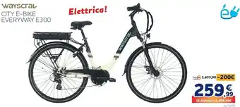 Norauto Wayscral City E-bike Everyway E300 offerta