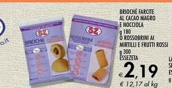 Bennet Essezeta Rossobrini Ai Mirtilli E Frutti Rossi 300 G(ml) offerta