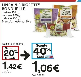 Coop Bonduelle Insalata offerta