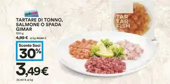 Gimar Tartare Di Tonno, Salmone O Spada