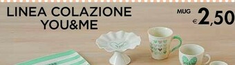 Bennet Linea Colazione You& Me Mug offerta