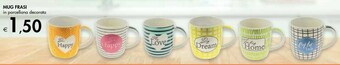 Bennet Mug Frasi In Porcellana offerta