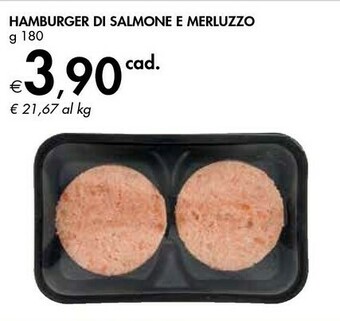 Bennet Hamburger Di Salmone E Merluzz offerta