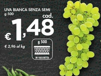 Bennet Uva Bianca Senza Semi offerta
