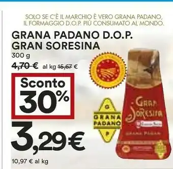 Coop Latteria Soresina Grana Padano DOP offerta