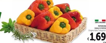 Spazio Conad Peperoni gialli e rossi offerta
