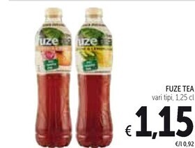 Spazio Conad Fuze tea vari tipi offerta