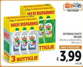 Spazio Conad Nelsen detersivo piatti offerta