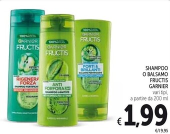 Garnier shampoo o balsamo fructis