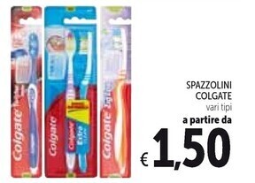 Spazio Conad Colgate spazzolini offerta