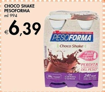 Bennet Pesoforma Choco Shake offerta