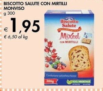 Bennet Monviso Biscotto Salute Con Mirtilli offerta