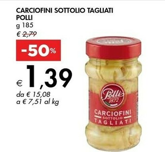 Bennet Polli Carciofini Sottolio Tagliati 185 G(ml) offerta