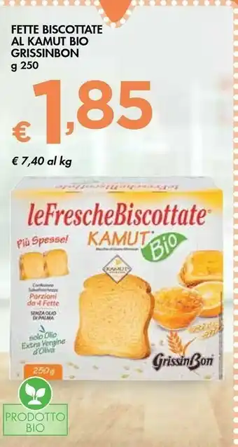Bennet Grissinon Fette Biscottate Al Kamut Bio offerta