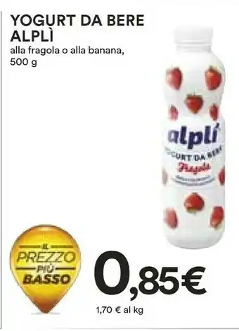 Alplì Yogurt Da Bere Banana 500 G(ml)