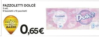Coop Dolce Fazzoletti 3 Veli offerta
